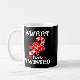 Mug Canne de bonbon sucrée mais drôle de Noël tordu et