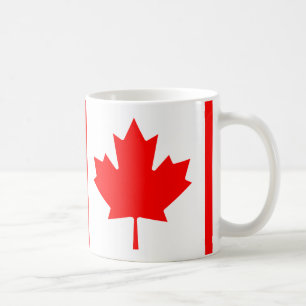 Mug Canne en céramique drapeau du Canada