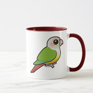 Mug Cannelle Conure Vert-cheeked de Birdorable