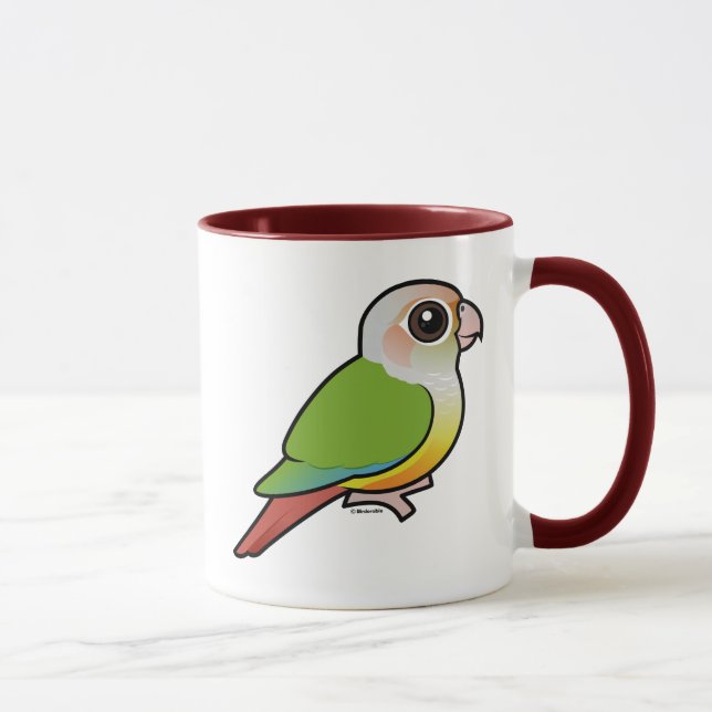 Mug Cannelle Conure Vert-cheeked de Birdorable (Droite)