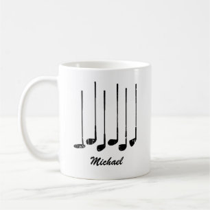 Mug Cannes de golf personnalisées tendance vintage