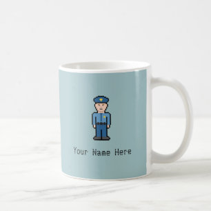 Mug Cannette de fil nommée faite sur commande de pixel