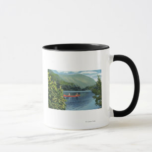 Mug Canoë en couple sur un lac