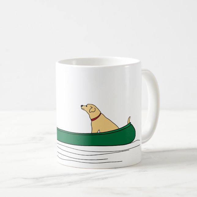 Mug Canoë-kayak de chien (Devant droit)