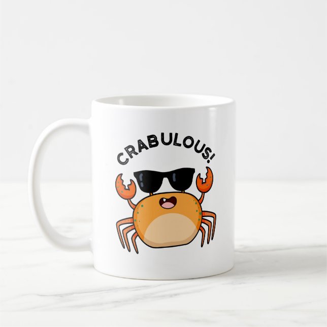 Mug Canon de crabe amusant (Gauche)