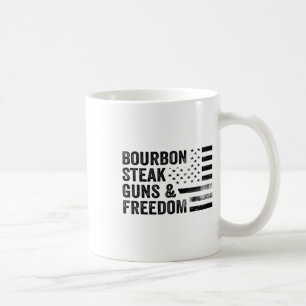 Mug Canons À Steak Bourbon Et Liberté Usa Drapeau Whis