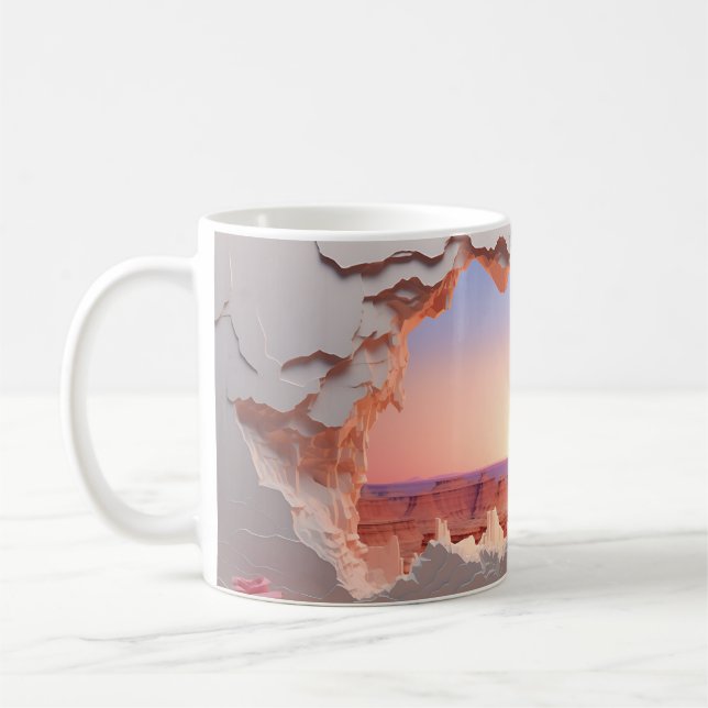 Mug Canyon 3D au design Dusk (Gauche)