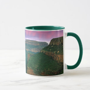 Mug Canyon de la rivière Blyde au coucher du soleil, A