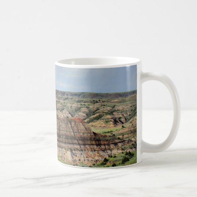 Mug Canyon peint dans les bad-lands du Dakota du Nord (Droite)