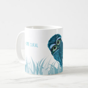 Mug Cap la Floride de corail creusant l'art de hibou