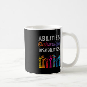 Mug Capacités par rapport aux déficiences Sensibilisat