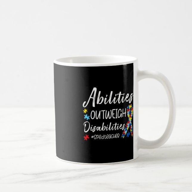 Mug Capacités par rapport aux déficiences SPEED Enseig (Droite)
