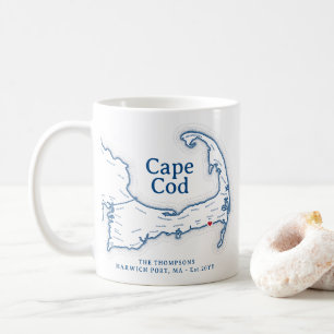 Mug Cape Cod Beach House Décor Cadeau