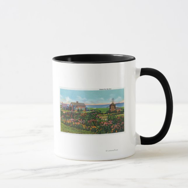 Mug Cape Cod, MassachusettsVue des maisons par (Droite)