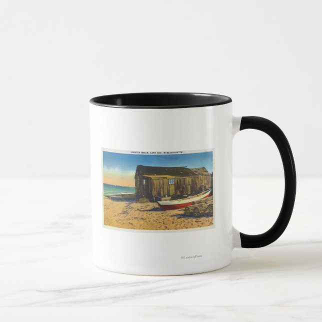 Mug Cape Cod, MassachusettsVue d'une boutique de homar (Droite)