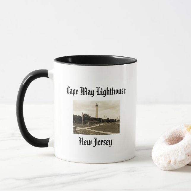 Mug Cape May Lighthouse (Avec donut)