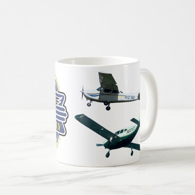 Mug CAPFA, Association CASQUETTE de vol (Devant droit)