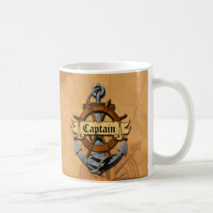 Mug Capitaine Anchor et roue