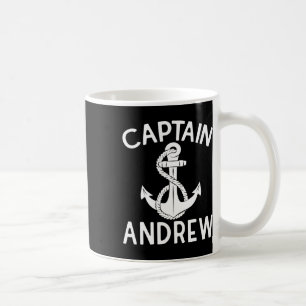 Mug Capitaine Andrew Bateau Yacht Navire Ancre