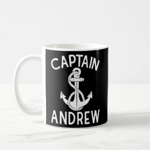 Mug Capitaine Andrew Boat Yacht Bateau Ancre