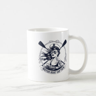 Mug Capitaine de bateau à moteur Hommes Chummy Pontoon