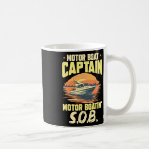 Mug Capitaine de bateau de plaisance Capitaine de bate