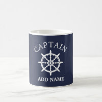 Capitaine de bateau (personnalisez Name de
