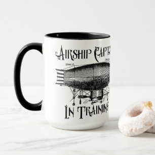 Mug Capitaine de dirigeable dans la formation,