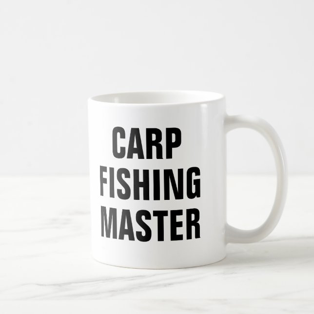 Mug Capitaine de la pêche à la carpe (Droite)