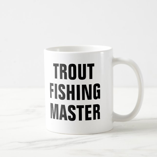 Mug Capitaine de la pêche à la truite (Droite)