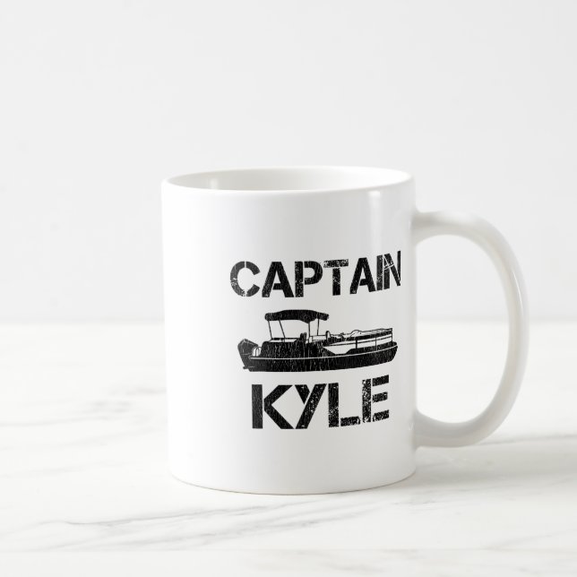Mug Capitaine Kyle Pontoon Nom de bateau personnalisé  (Droite)