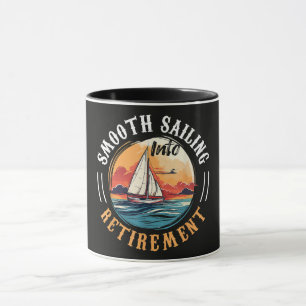 Mug Capitaine navigation tranquille en retraite