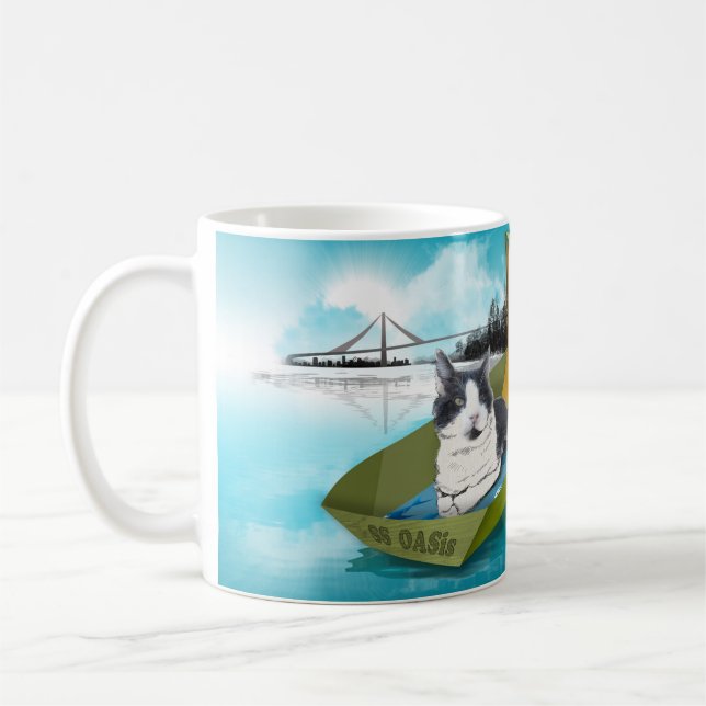 Mug Capitaine Oliver et l'oasis de solides solubles (Gauche)