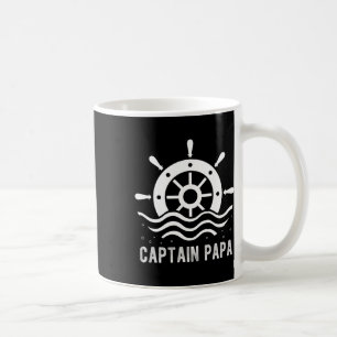 Mug Capitaine Papa Fête des pères nautique Ponton Capi