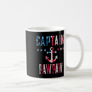 Mug Capitaine patriotique Pawpaw Drapeau américain vin