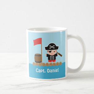 Mug Capitaine Pirate Cute, Ocean Raft