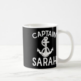 Mug Capitaine Sarah Ancre Bateau Yacht Navigation Navi