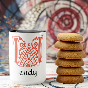 Mug Capitale décorative botanique médiévale W