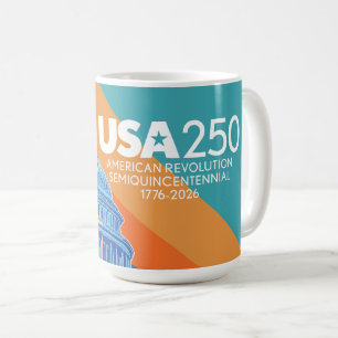 Mug Capitale du 250e anniversaire des États-Unis - Cél