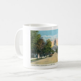 Mug Capitol Ave, Little Rock, AR Carte postale Vintage