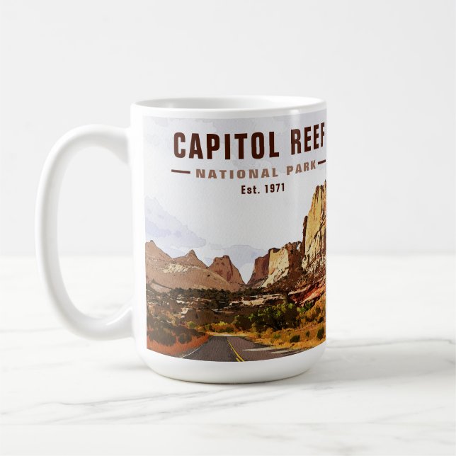 Mug Capitol Reef National Park Cathedral Valley Loop (Gauche)