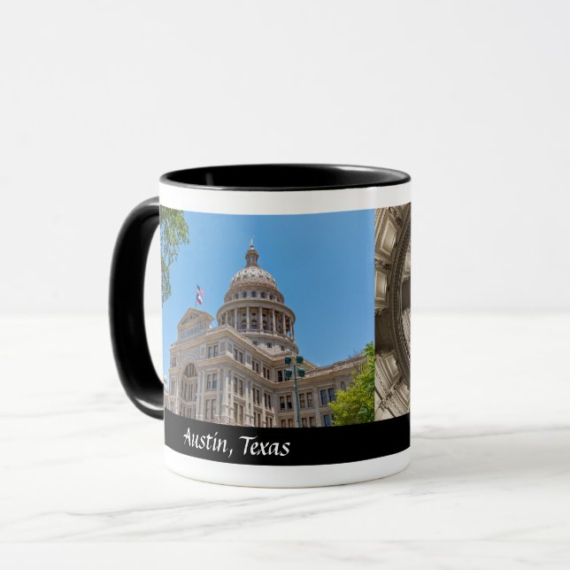 Mug Capitole de l'État du Texas - Café Designer (Devant gauche)