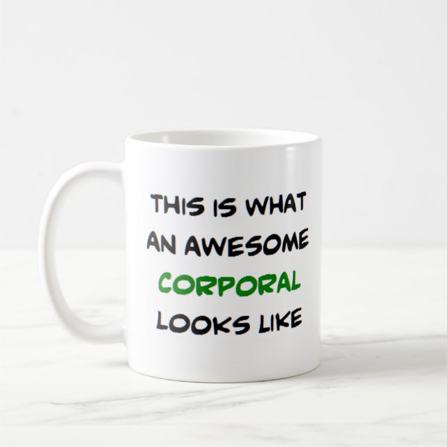 Mug caporal, génial (Gauche)