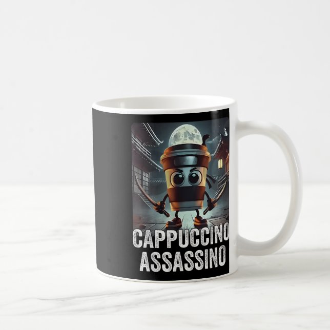 Mug Cappuccino Ino, Italien Brainrot Meme, Espresso Me (Droite)