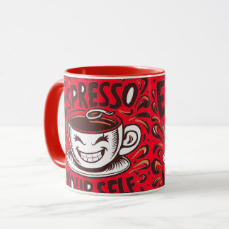 Mug Cappuccino Souriant,