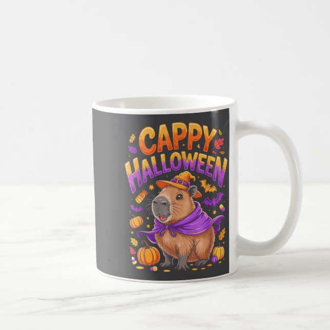 Mug Cappy Halloween Capybara Sorcière  (Droite)