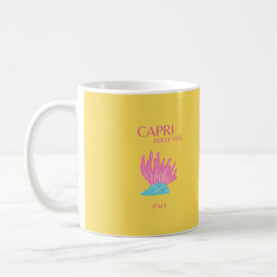 Mug Capri Dolce Vita, Art Voyage, Jaune