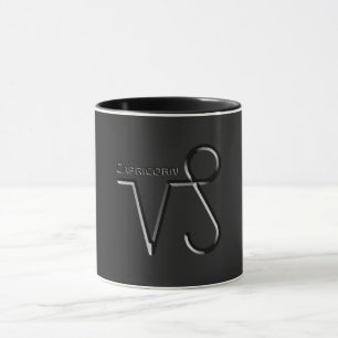 Mug CAPRICORN, Conception abstraite du signe zodiaque,
