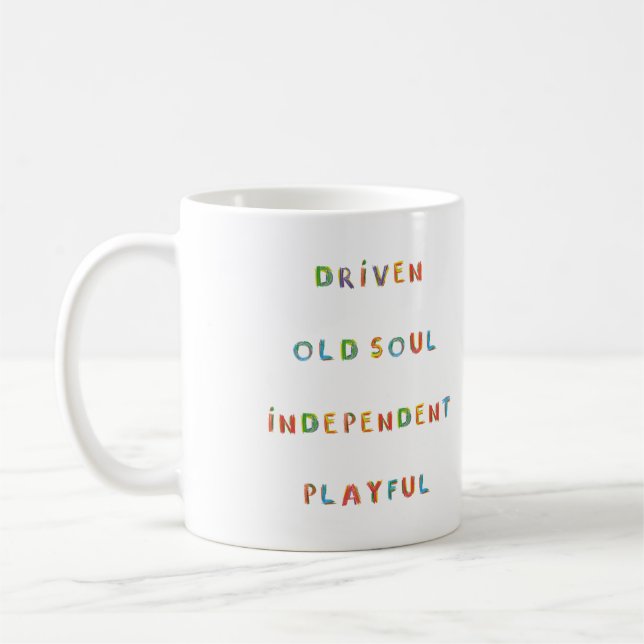Mug Capricorne Astrologie Zodiaque pour enfant intérie (Gauche)