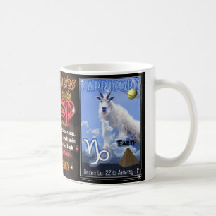 Mug Capricorne de Sagittaire de tranchant de zodiaque